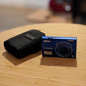 Nikon CoolPix Camera, Blue